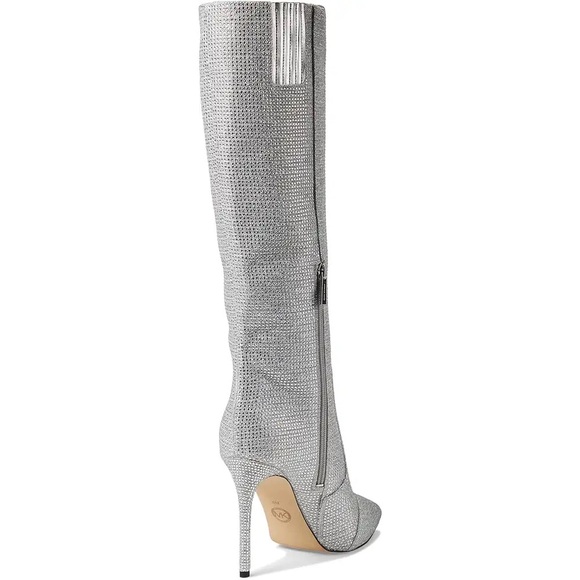 MICHAEL Michael Kors Rue Embellished Glitter Chain-Mesh Knee Boot
SILVER 7M $275 - Picture 5 of 8